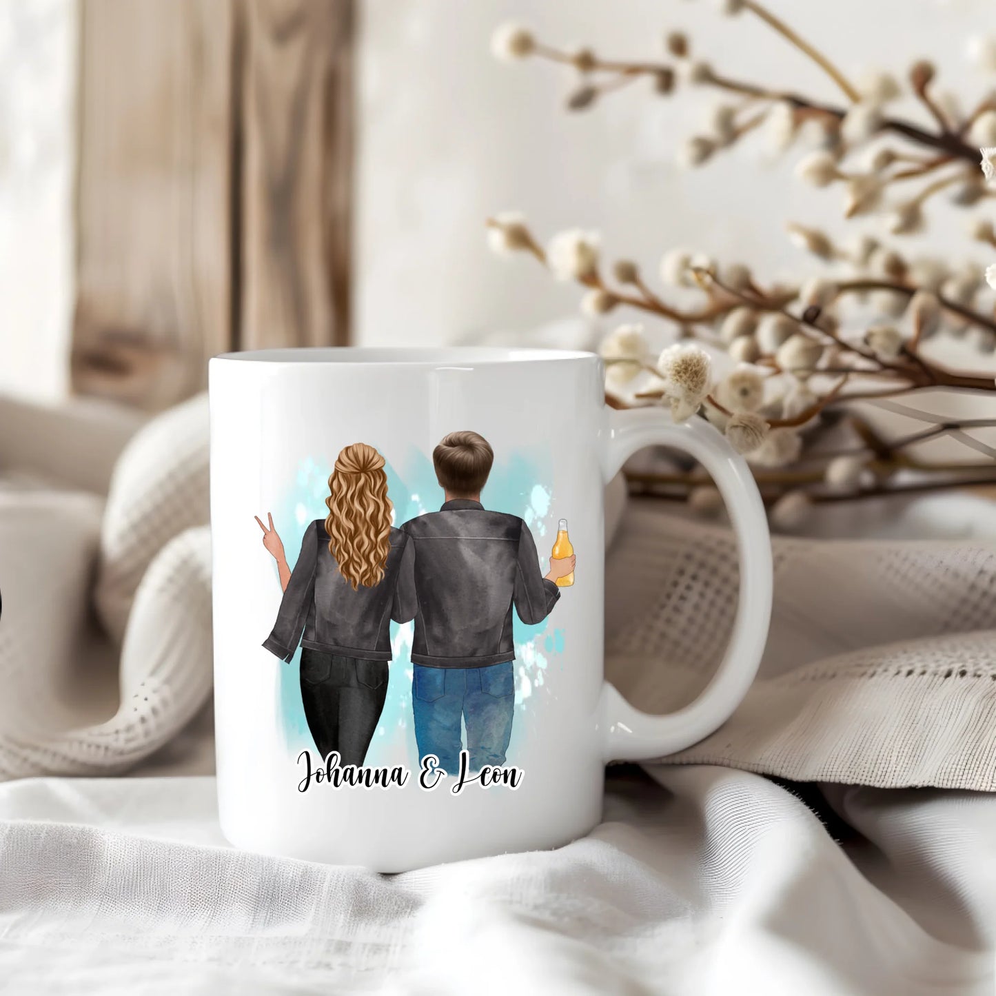 Bester Freund & Beste Freundin Tasse / Thermobecher