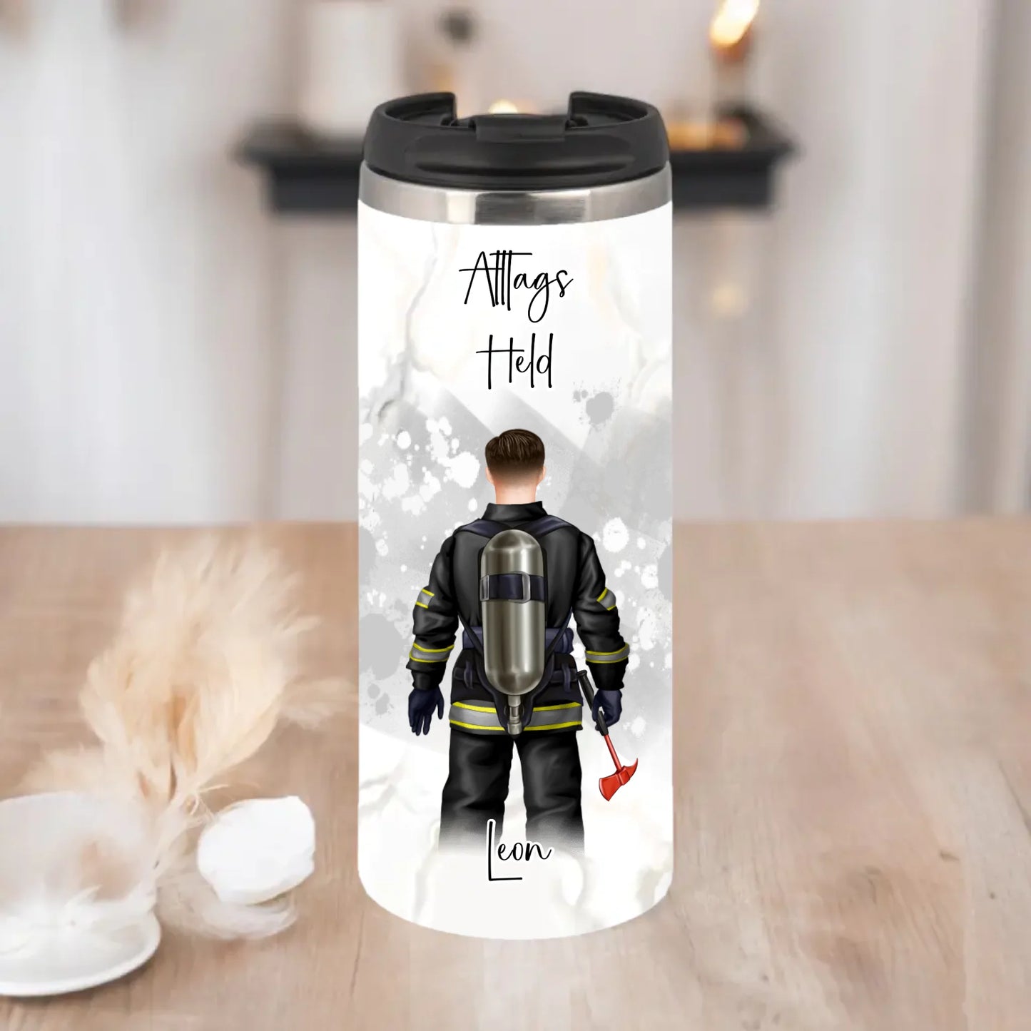 1-2 Personen Feuerwehr, Müllmann,...Tasse / Thermobecher