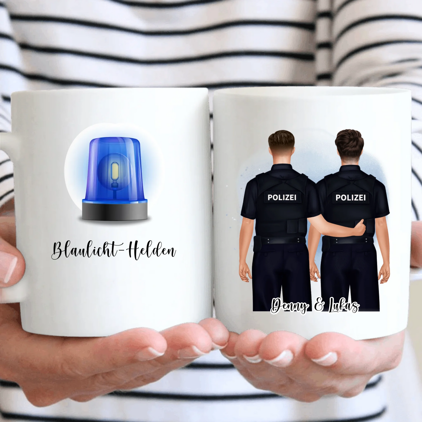 2-3 Polizisten Tasse / Thermobecher