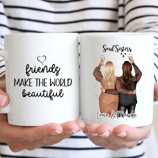 Plus size 2-3 Freundinnen Tasse / Thermobecher