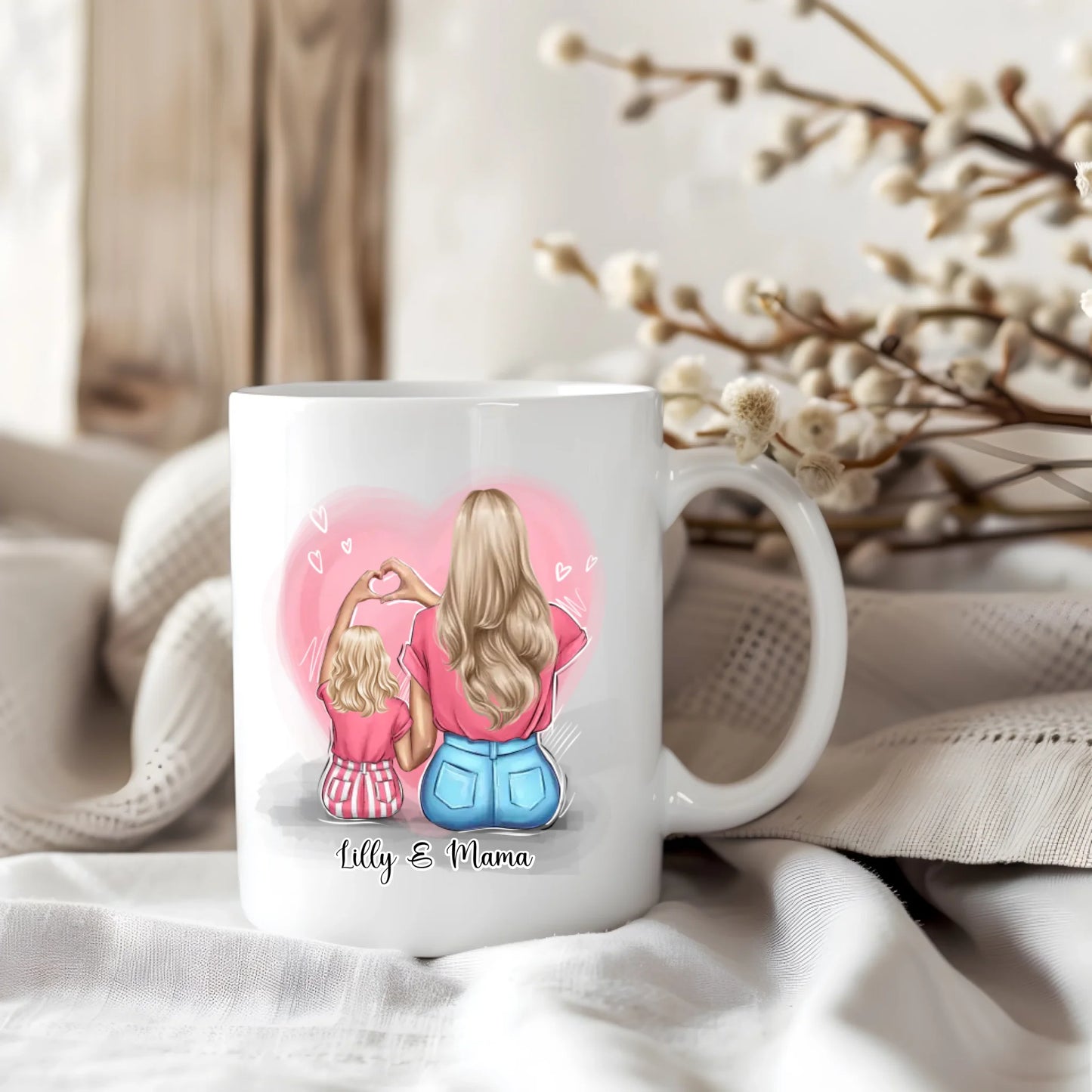 Patentante/Patenonkel & Kind Tasse / Thermobecher