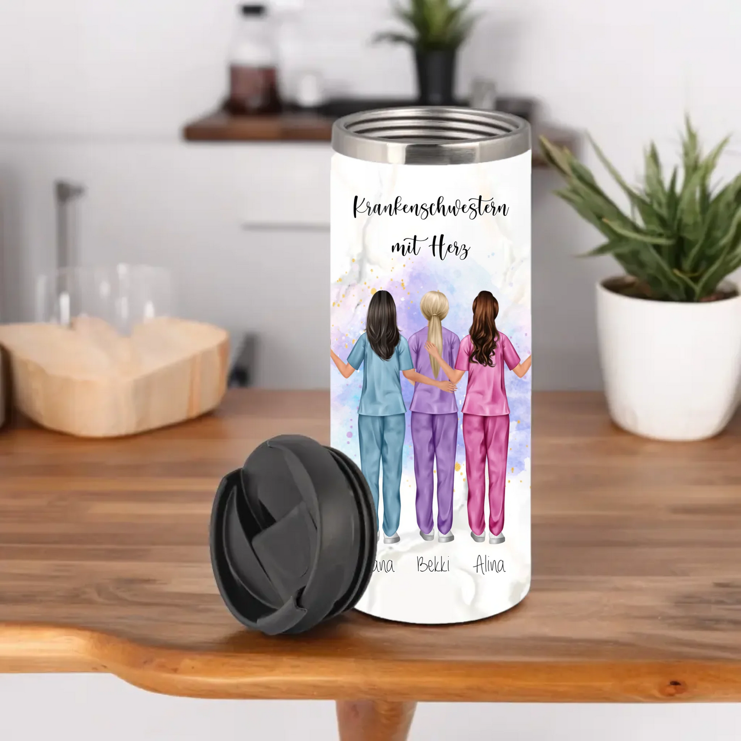 3-5 Krankenschwestern Tasse / Thermobecher