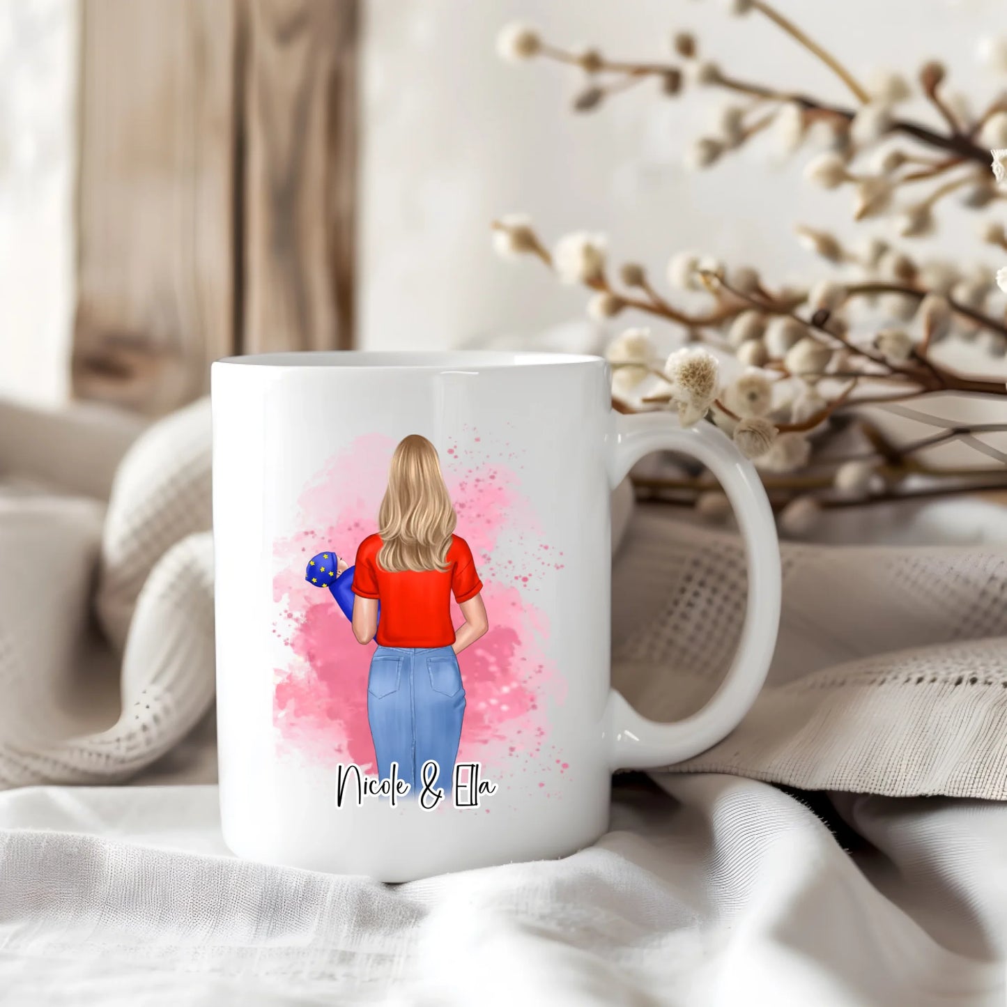 Mama/Tante/... & Baby Tasse / Thermobecher