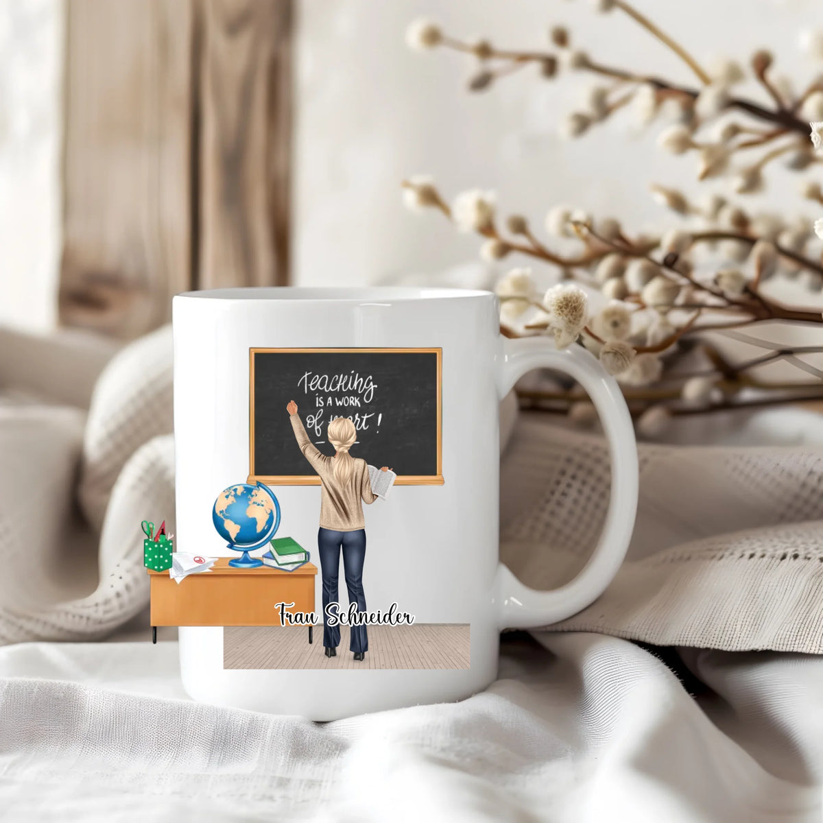 Lehrerin Tasse / Thermobecher