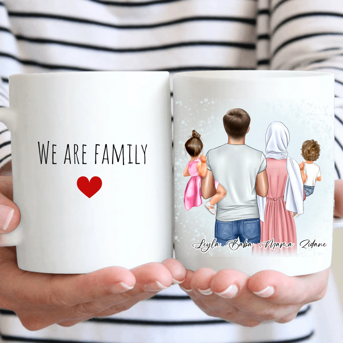 Familie mit 1-2 Kindern Tasse / Thermobecher