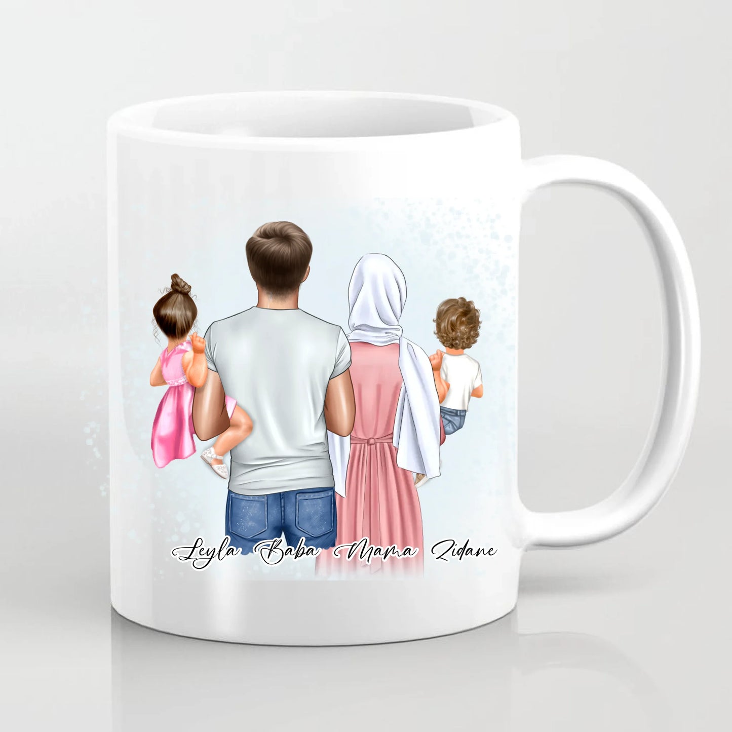Familie mit 1-2 Kindern Tasse / Thermobecher