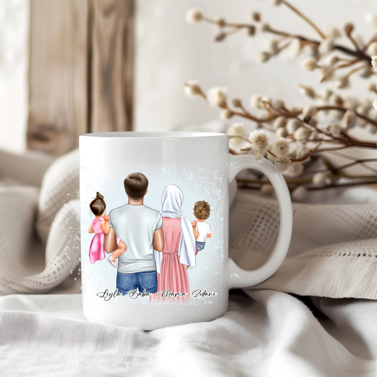 Familie mit 1-2 Kindern Tasse / Thermobecher