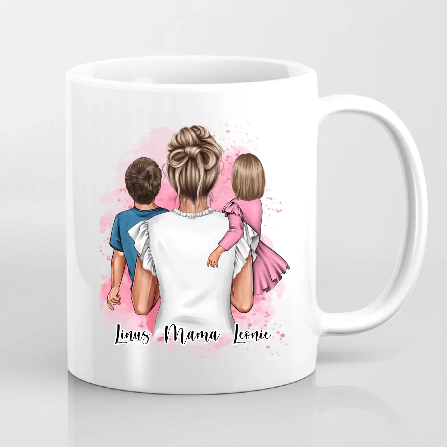 Mama & 1-2 Kinder Tasse / Thermobecher