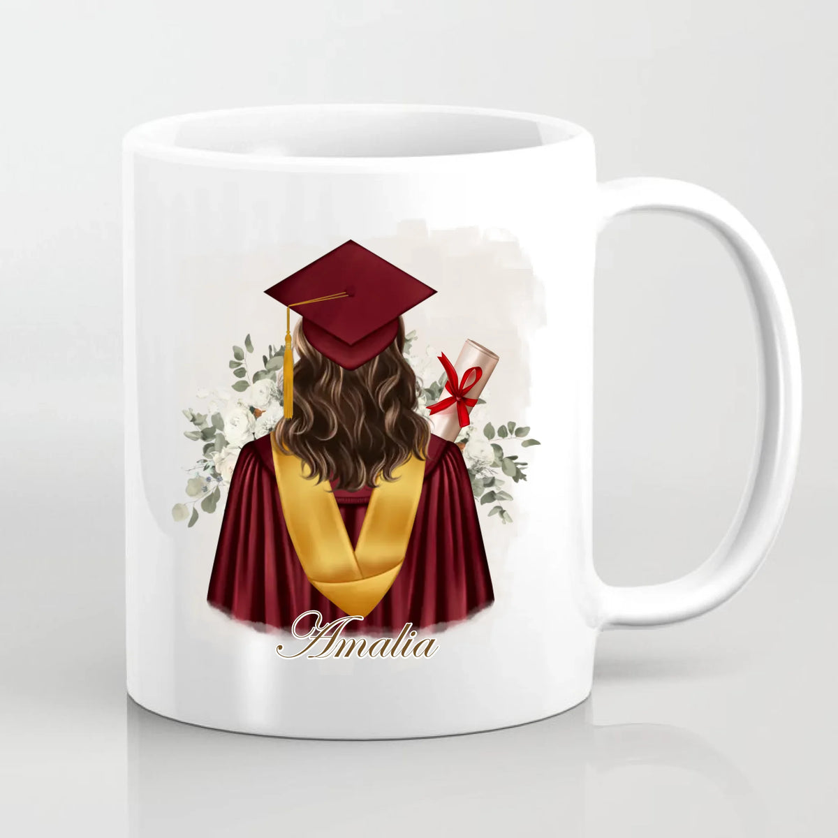 Abschluss Tasse / Thermobecher (Mann & Frau)