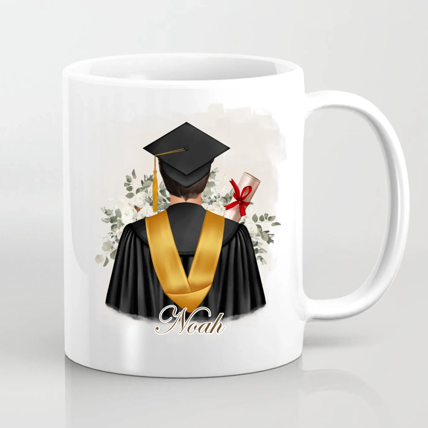 Abschluss Tasse / Thermobecher (Mann & Frau)