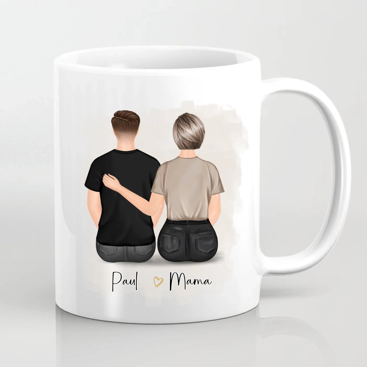 Mutter & 1-2 Söhne Tasse / Thermobecher