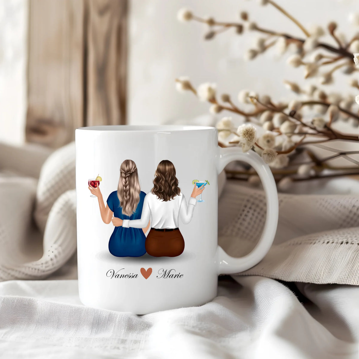 Beste Freundinnen Tasse & Thermobecher
