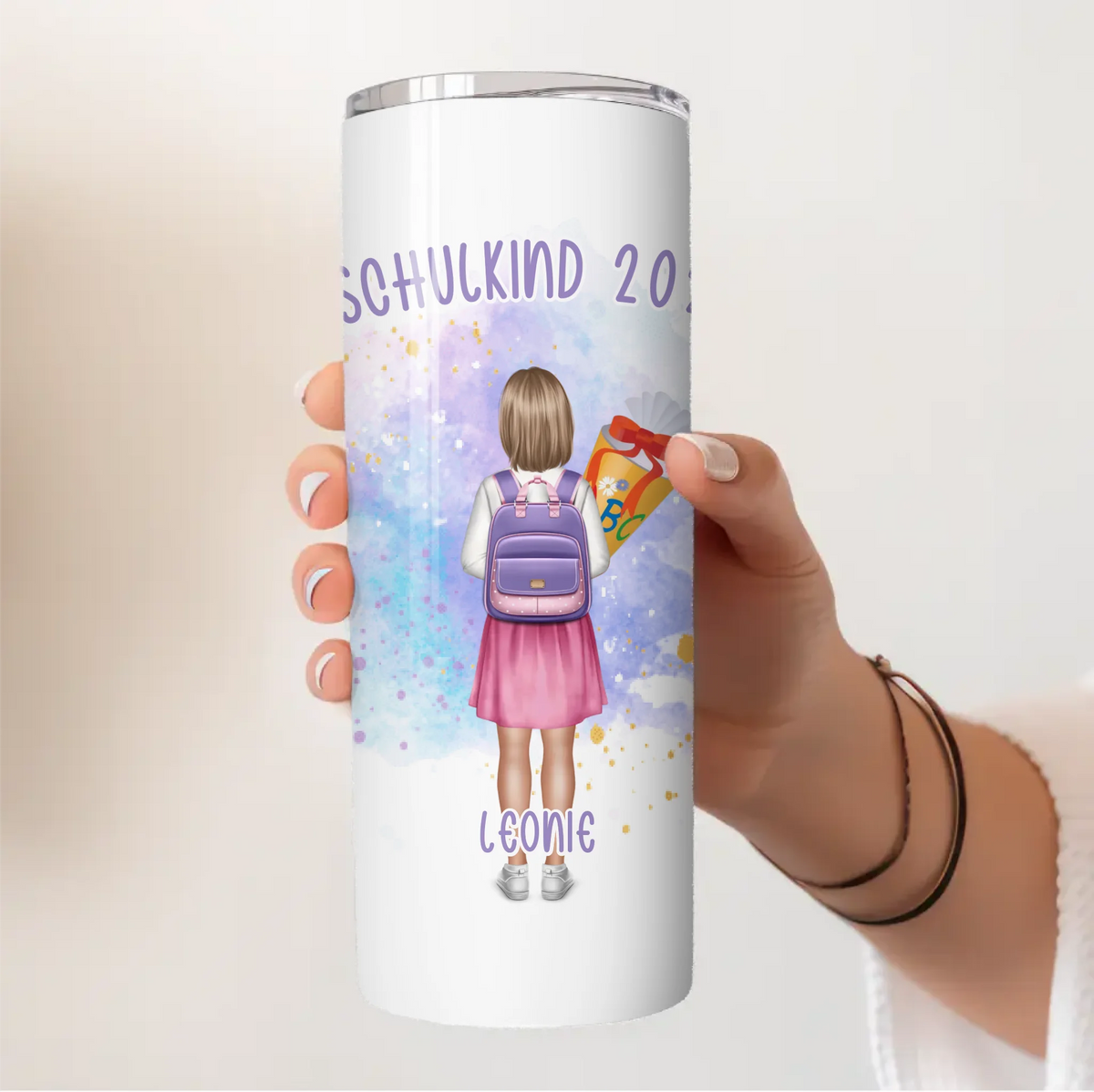 1-2 Kinder (Junge & Mädchen) Schulkind Tasse / Thermobecher