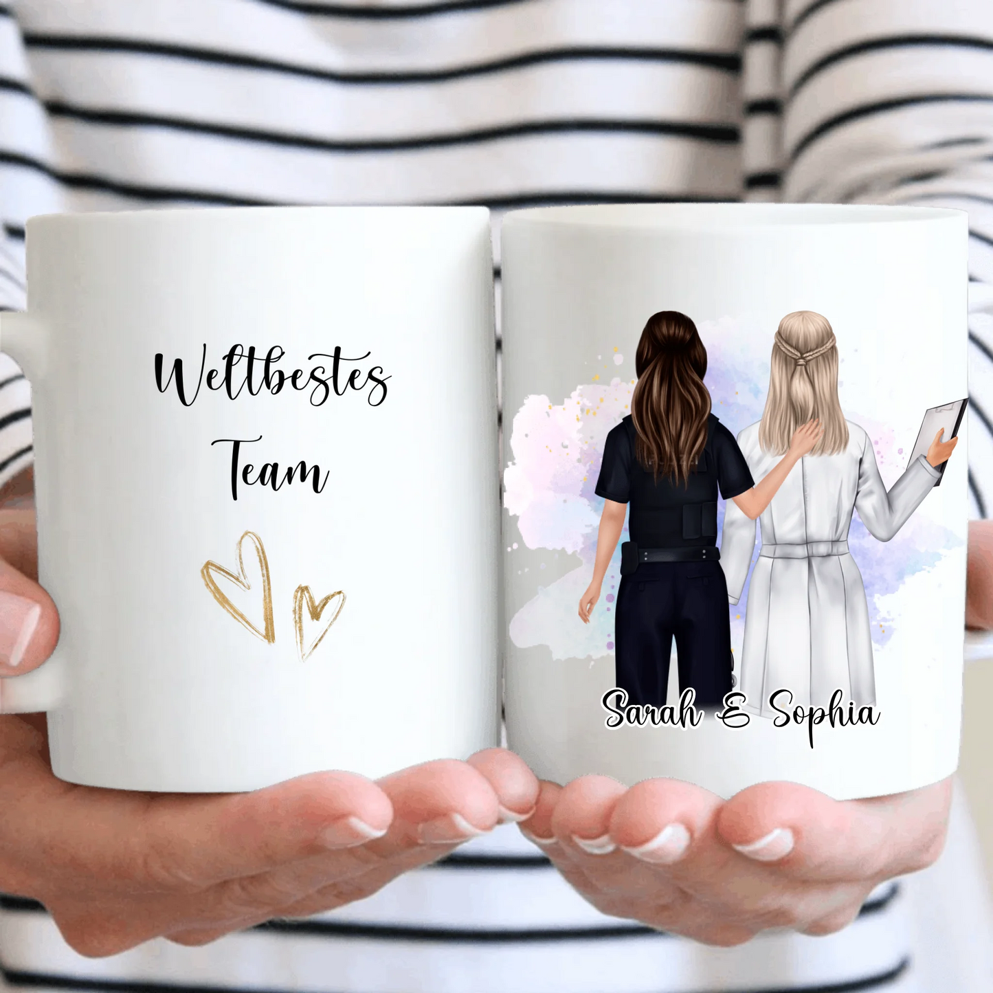 Polizistin & Ärztin Tasse