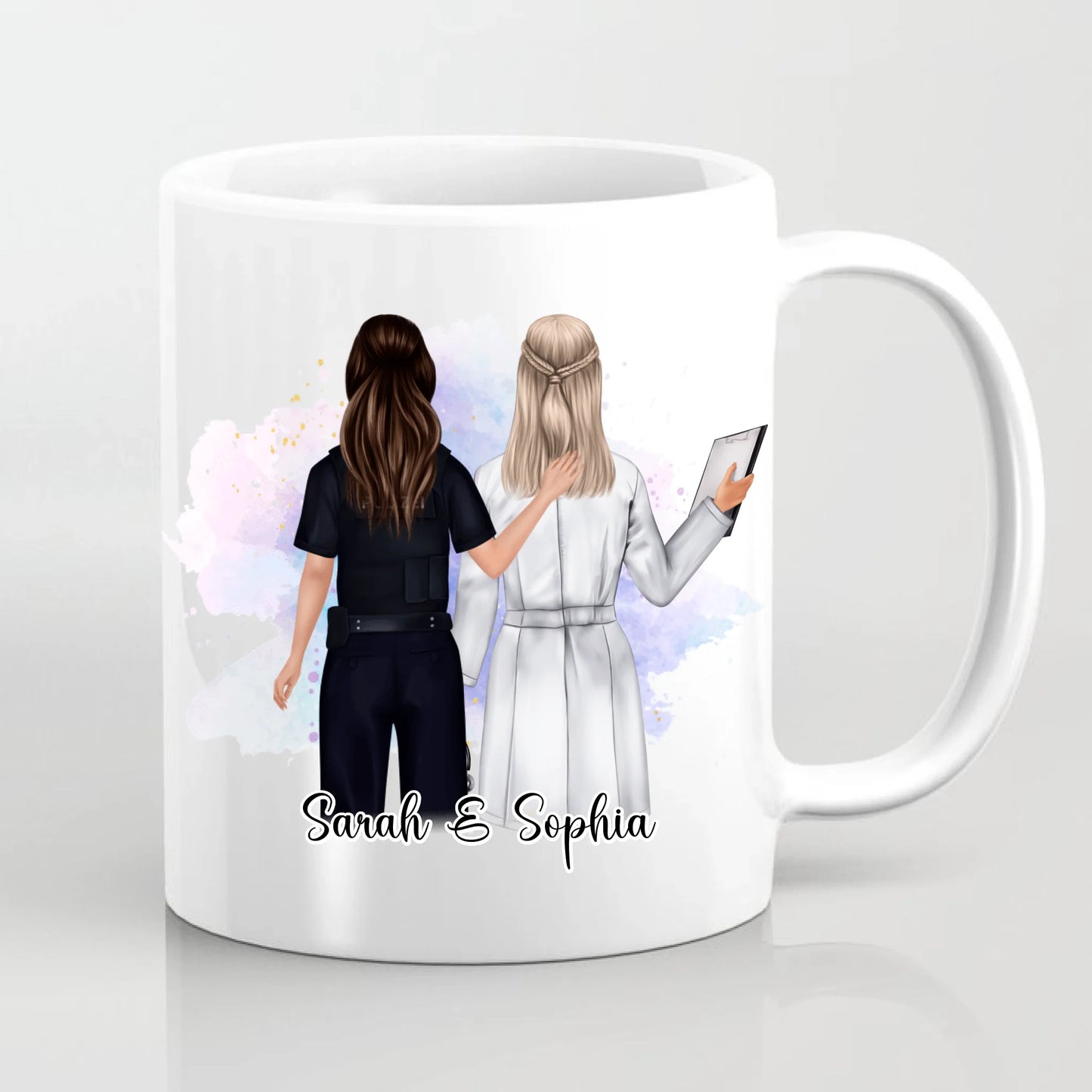 Polizistin & Ärztin Tasse