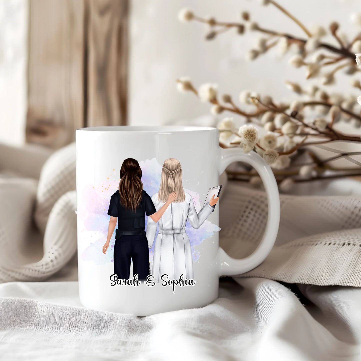 Polizistin & Ärztin Tasse