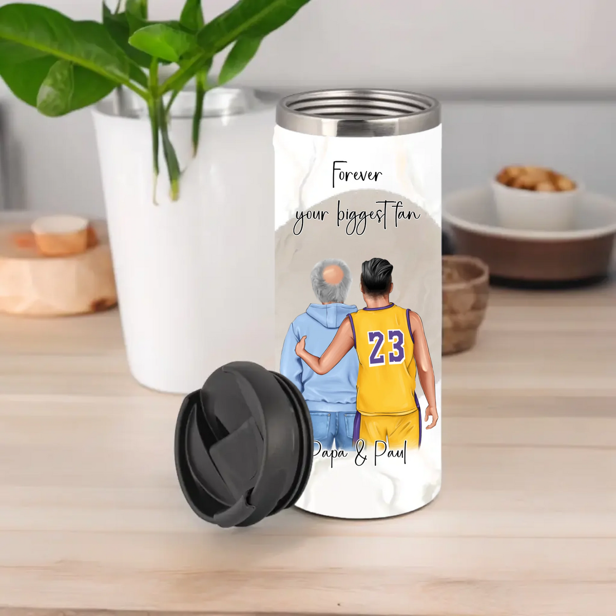 Papa & Basketballer Tasse