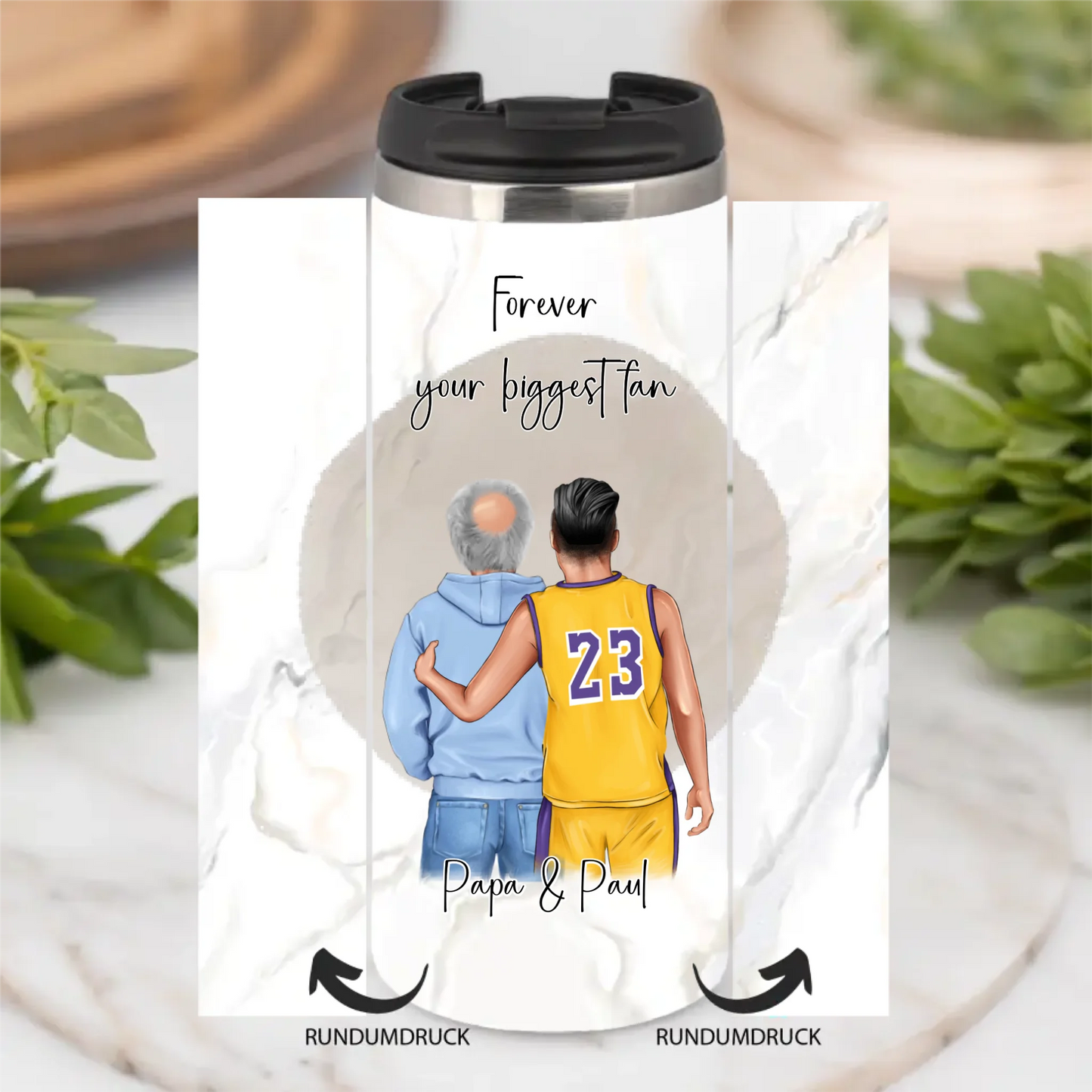 Papa & Basketballer Tasse