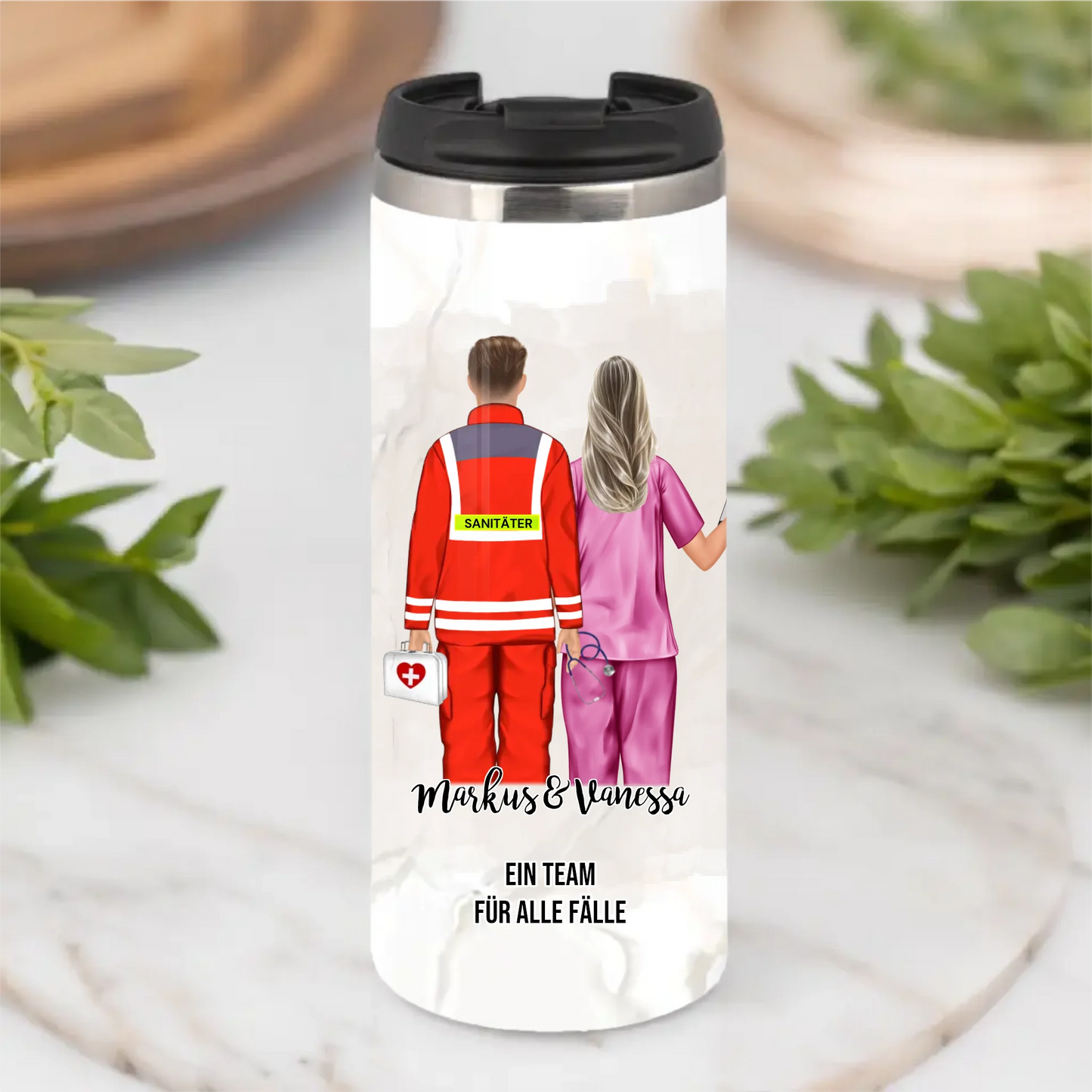 Sanitäter & Krankenschwester Tasse / Thermobecher