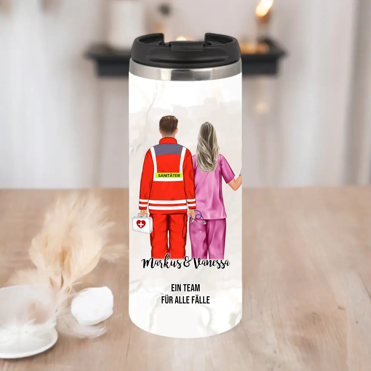 Sanitäter & Krankenschwester Tasse / Thermobecher