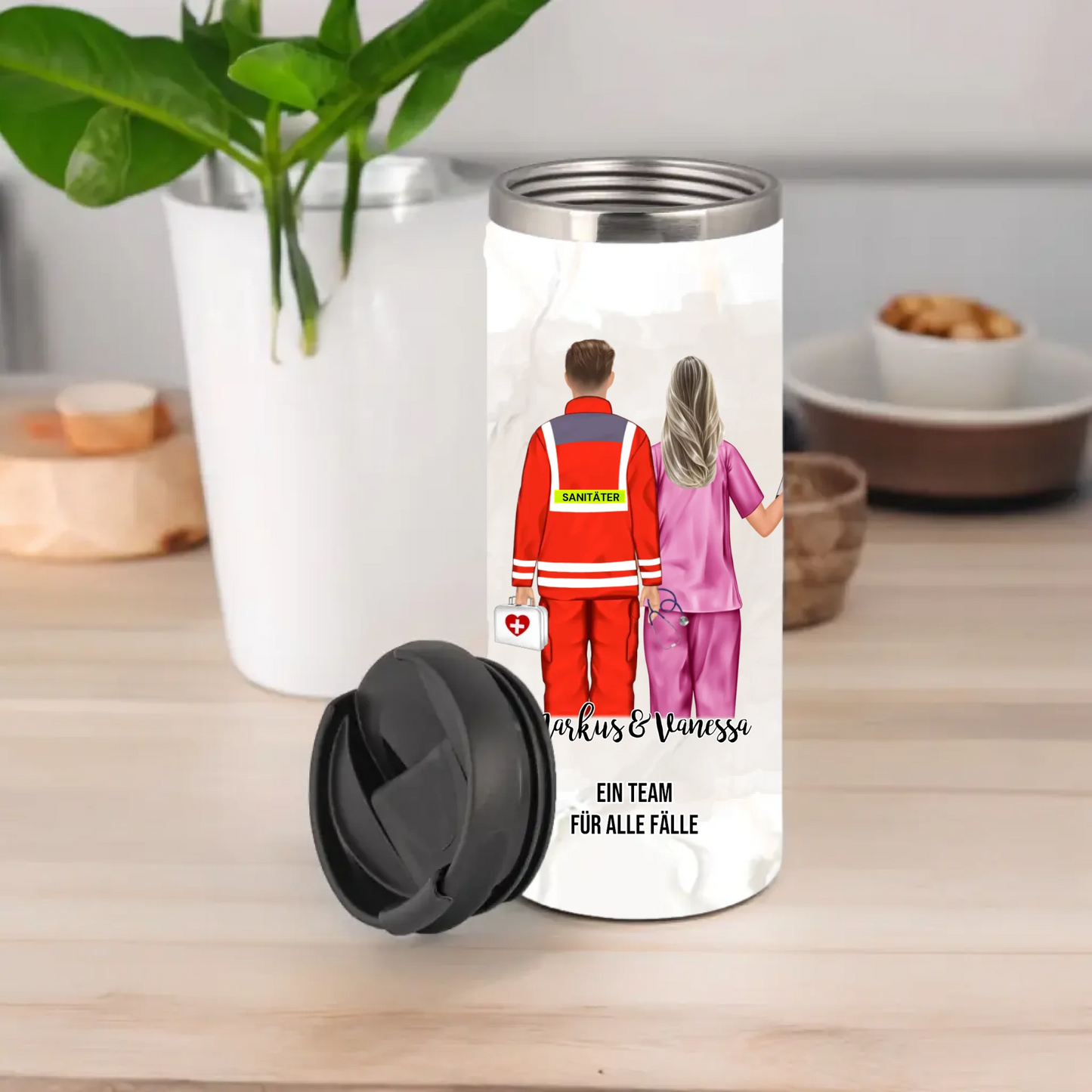 Sanitäter & Krankenschwester Tasse / Thermobecher