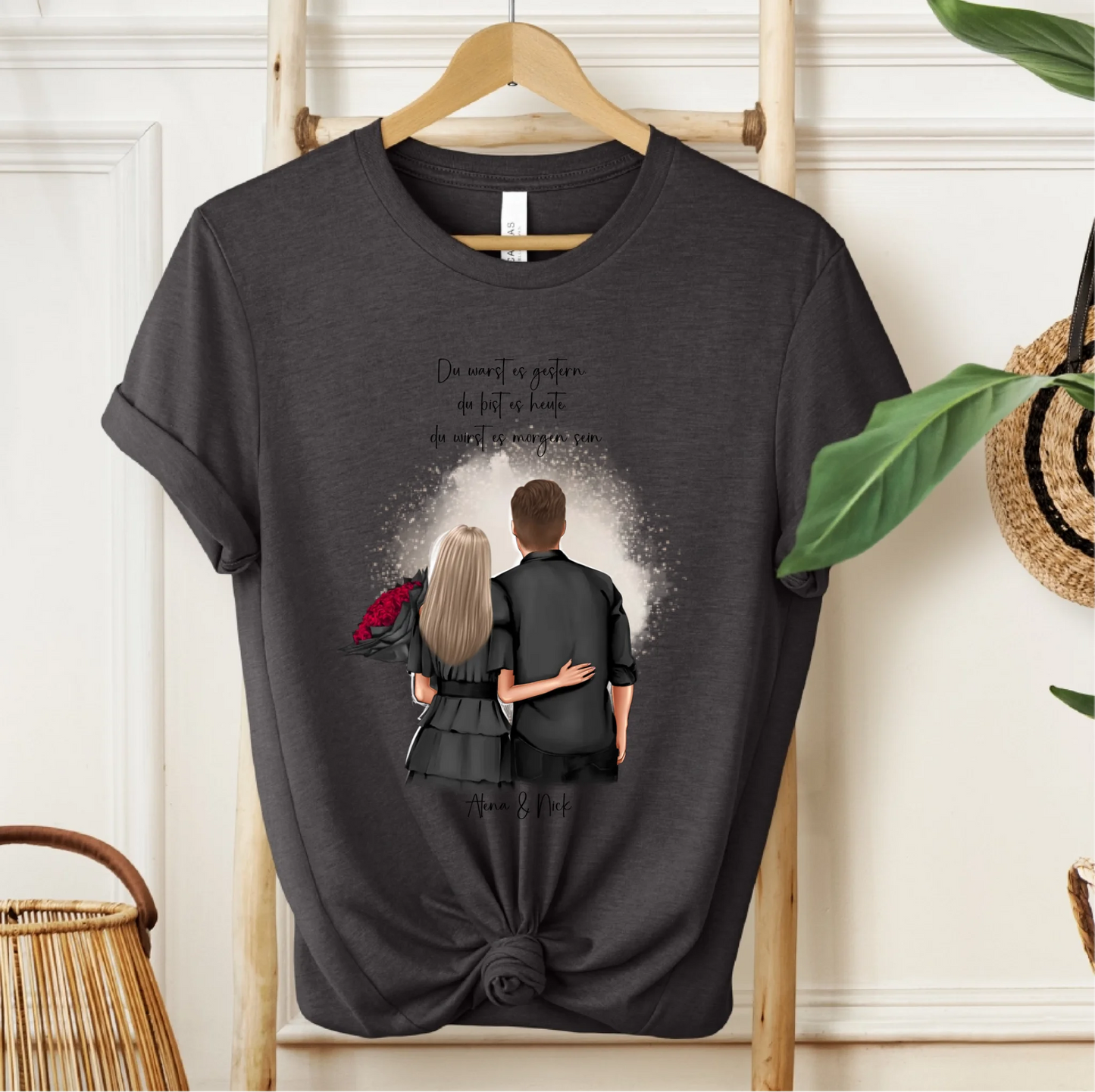Personalisiertes Paar T-Shirt