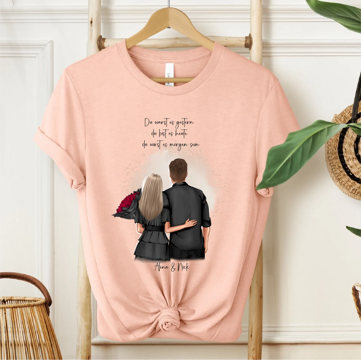 Personalisiertes Paar T-Shirt