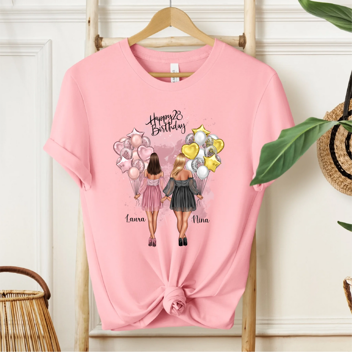 Birthday Freundinnen Skinny & Curvy T-Shirt