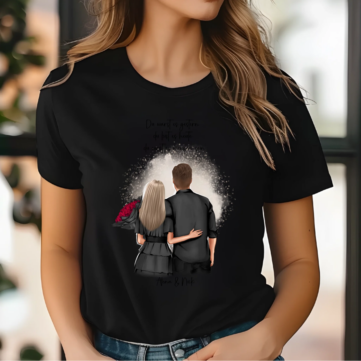 Personalisiertes Paar T-Shirt