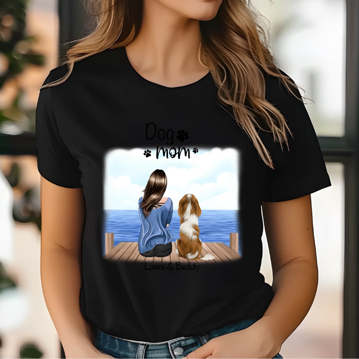 Frauchen/Herrchen mit Haustier T-Shirt