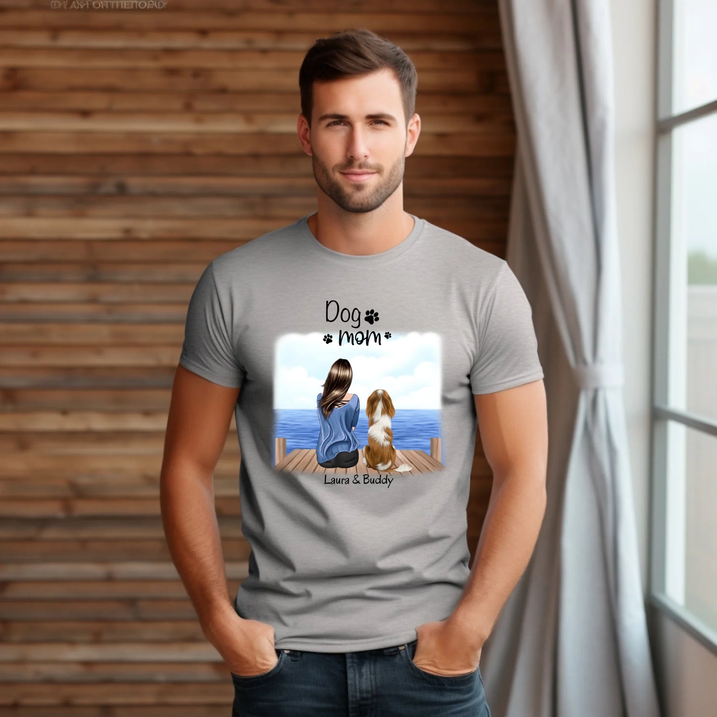 Frauchen/Herrchen mit Haustier T-Shirt