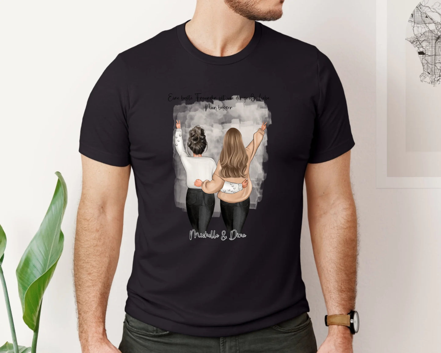 Personalisiertes Bff T-Shirt