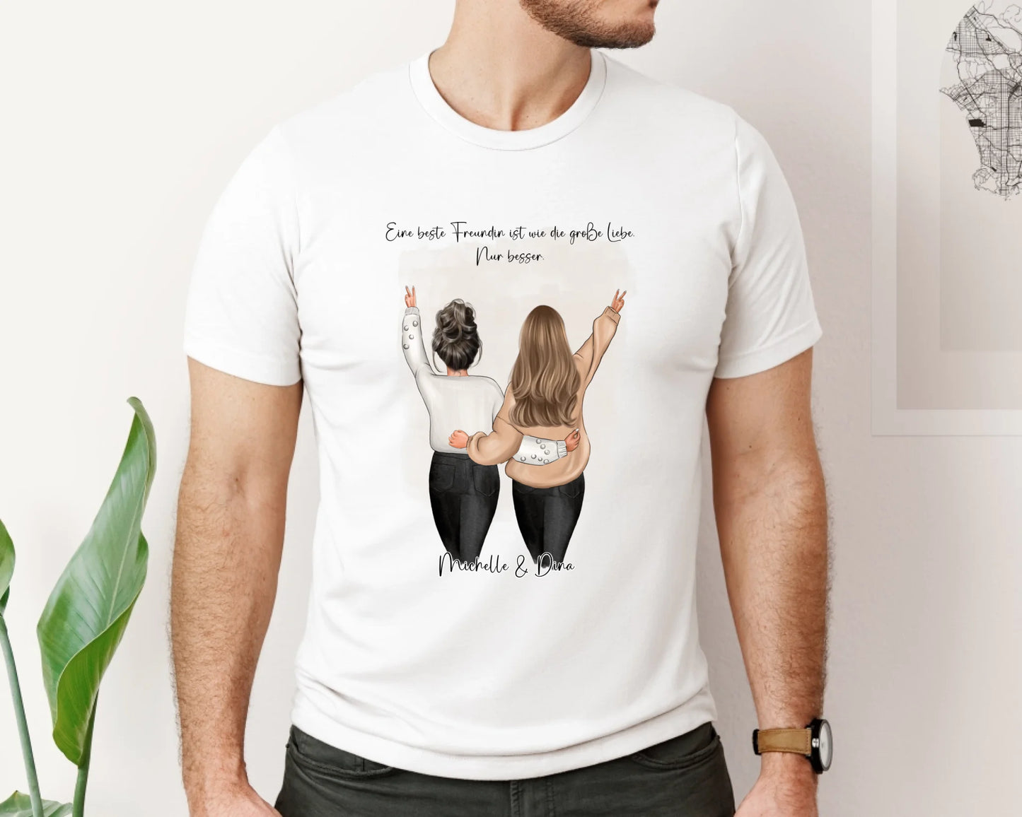 Personalisiertes Bff T-Shirt