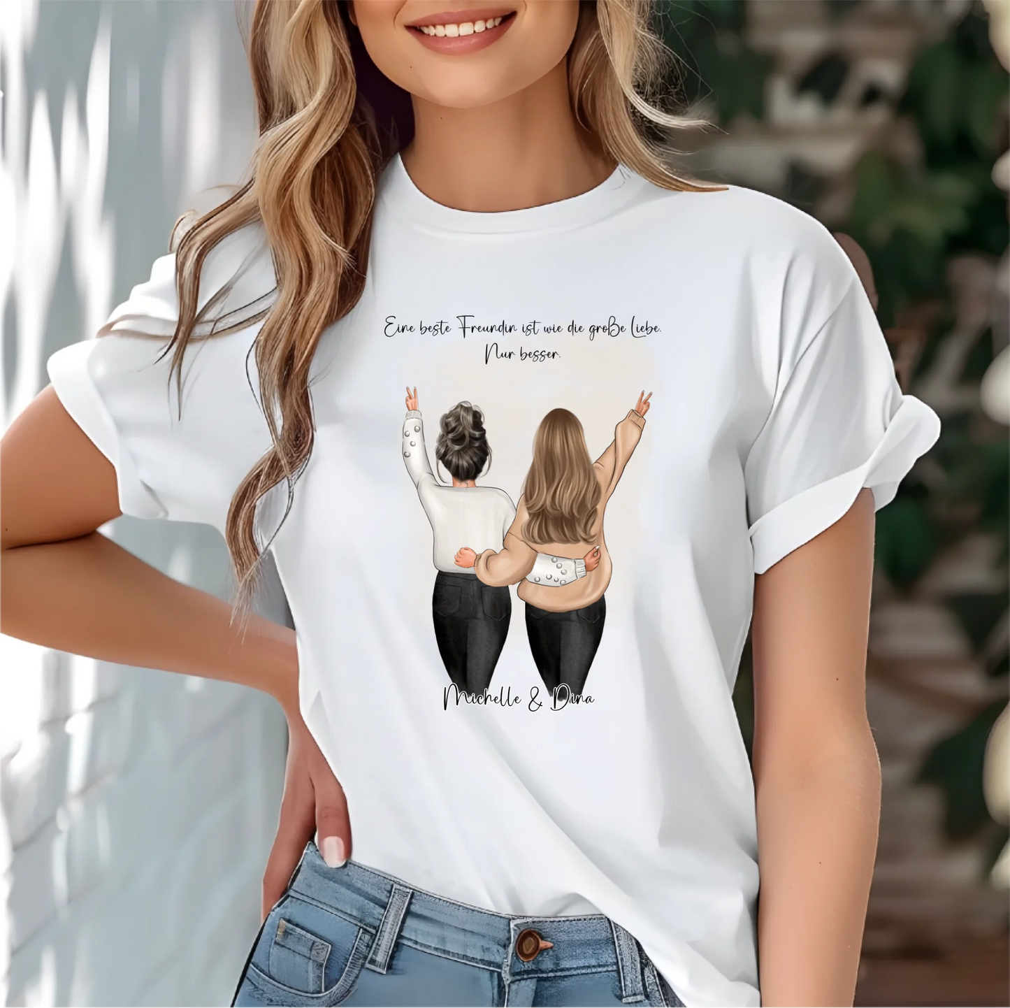 Personalisiertes Bff T-Shirt