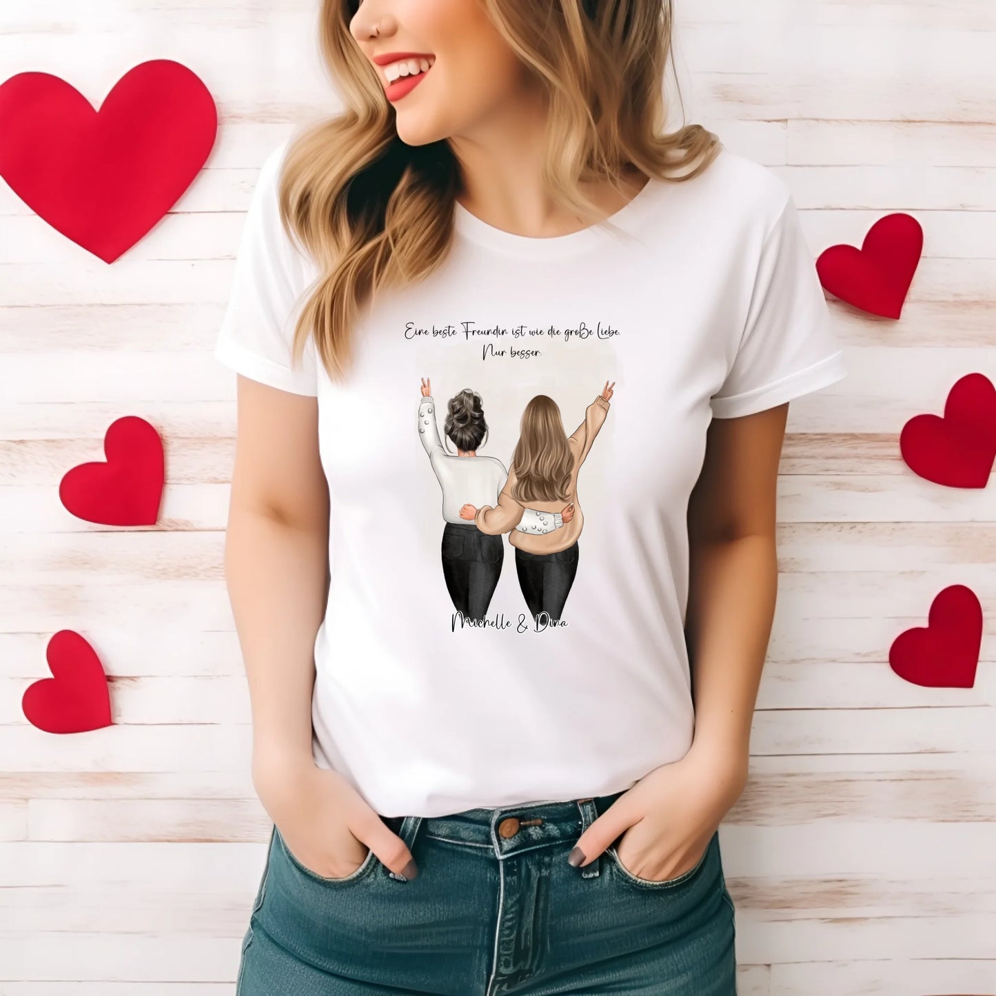 Personalisiertes Bff T-Shirt