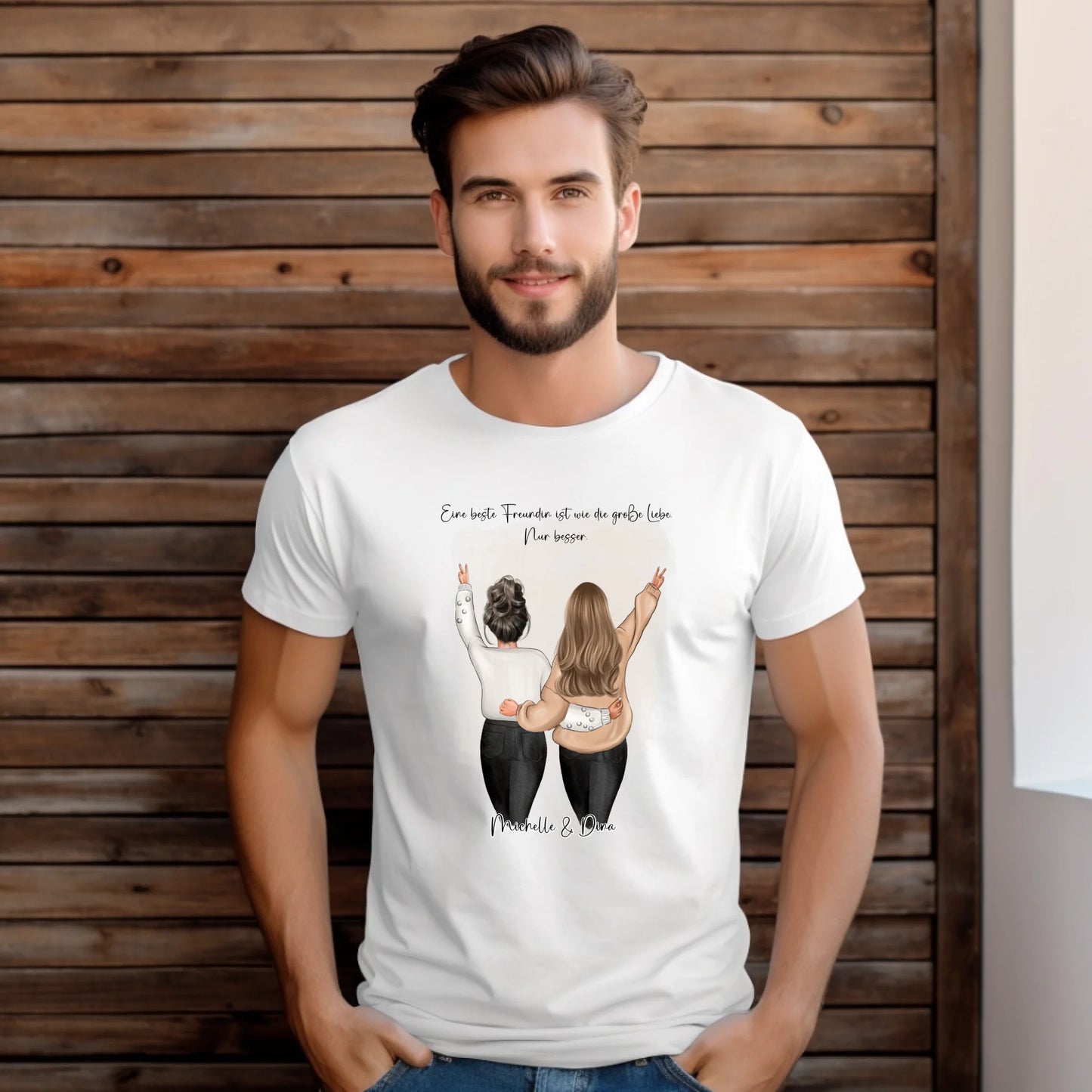Personalisiertes Bff T-Shirt