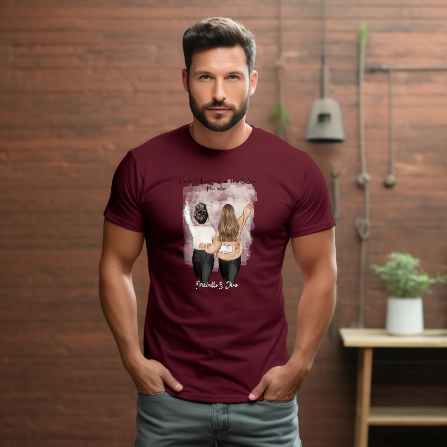 Personalisiertes Bff T-Shirt