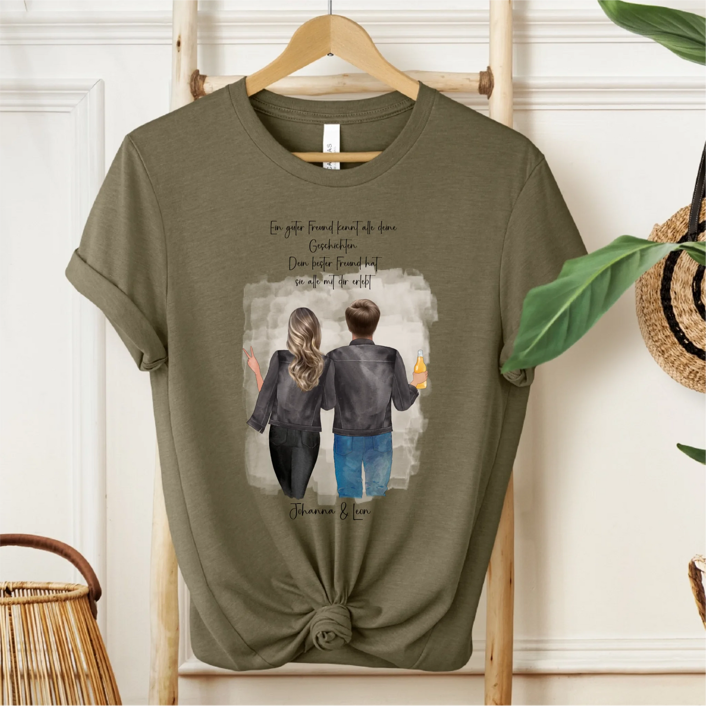 Beste Freundin & Bester Freund T-Shirt