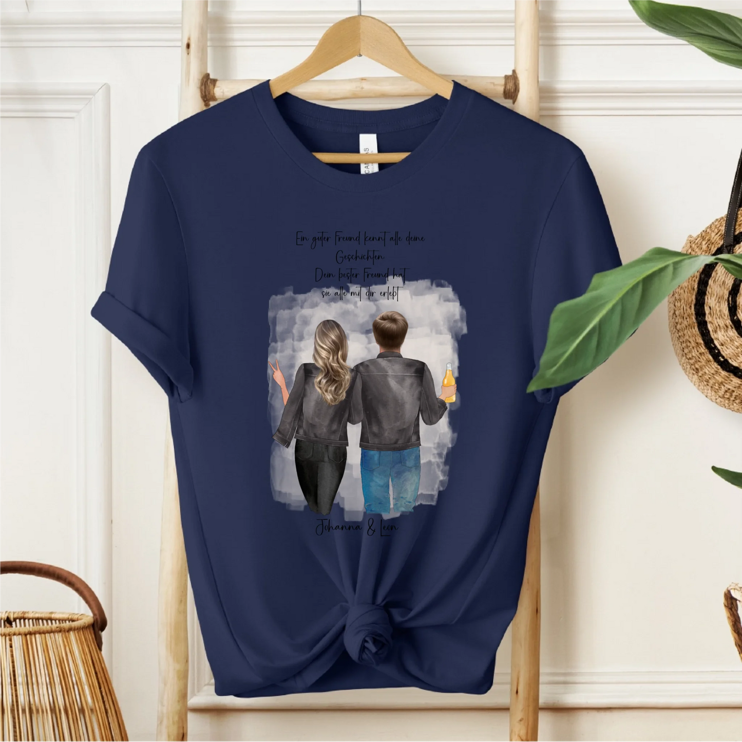 Beste Freundin & Bester Freund T-Shirt