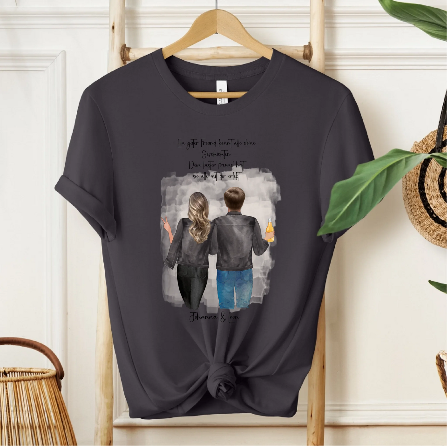 Beste Freundin & Bester Freund T-Shirt