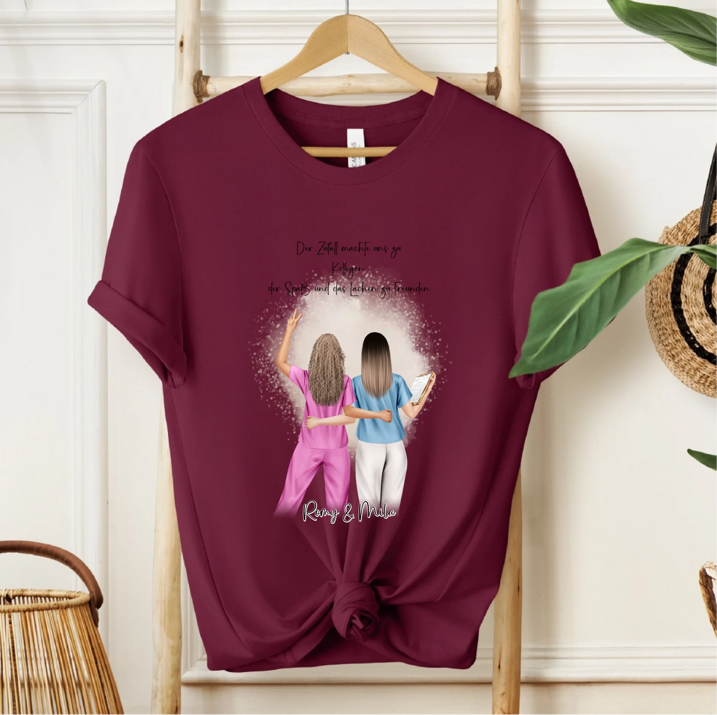 Personalisierte Krankenschwestern T-Shirt