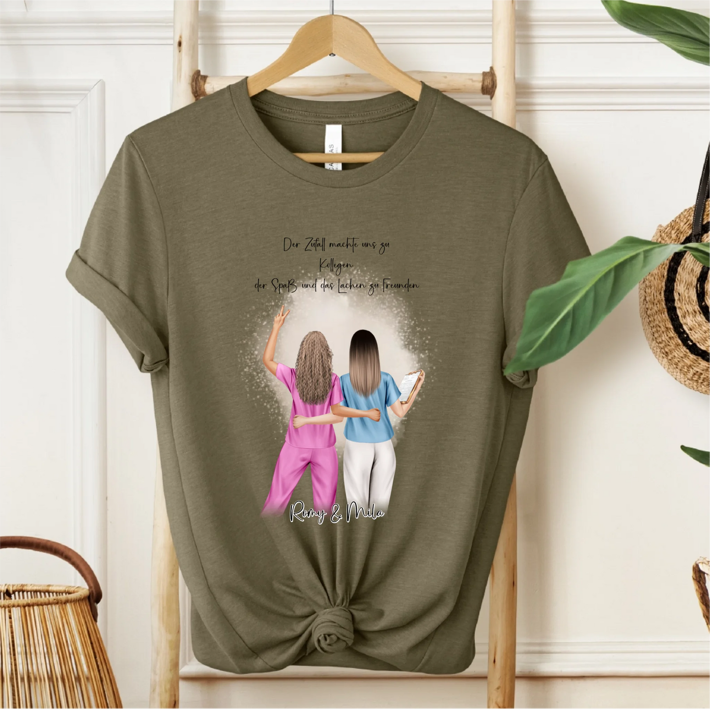 Personalisierte Krankenschwestern T-Shirt