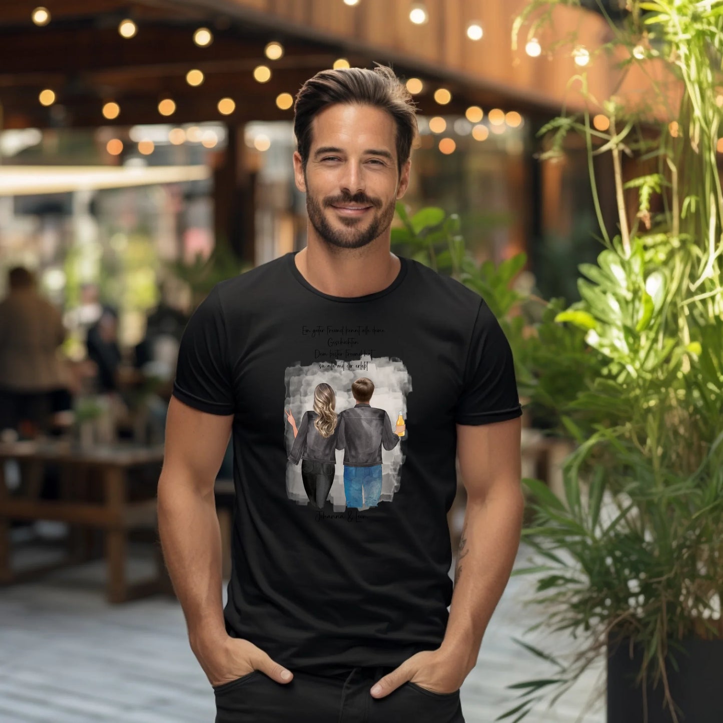Beste Freundin & Bester Freund T-Shirt