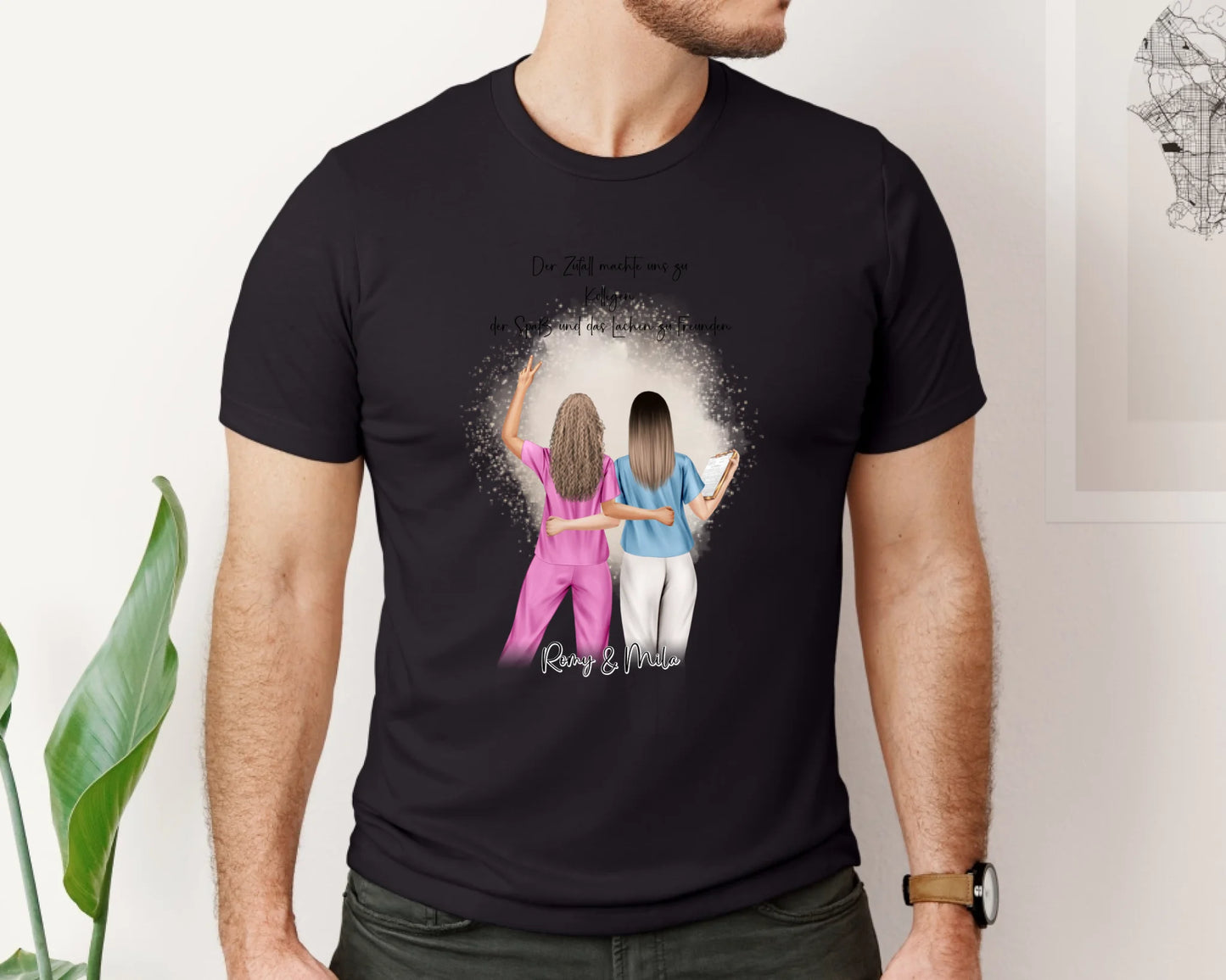 Personalisierte Krankenschwestern T-Shirt