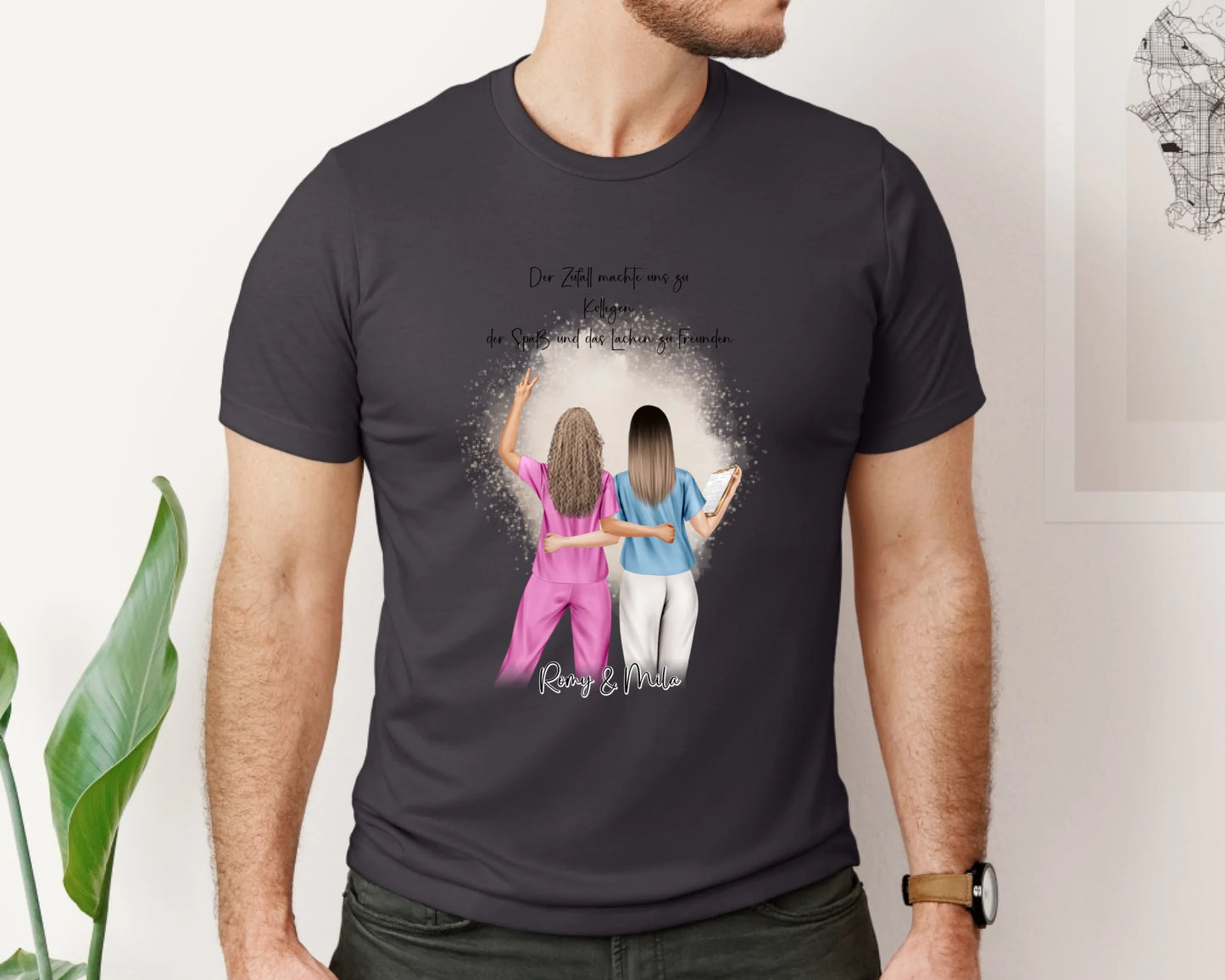 Personalisierte Krankenschwestern T-Shirt