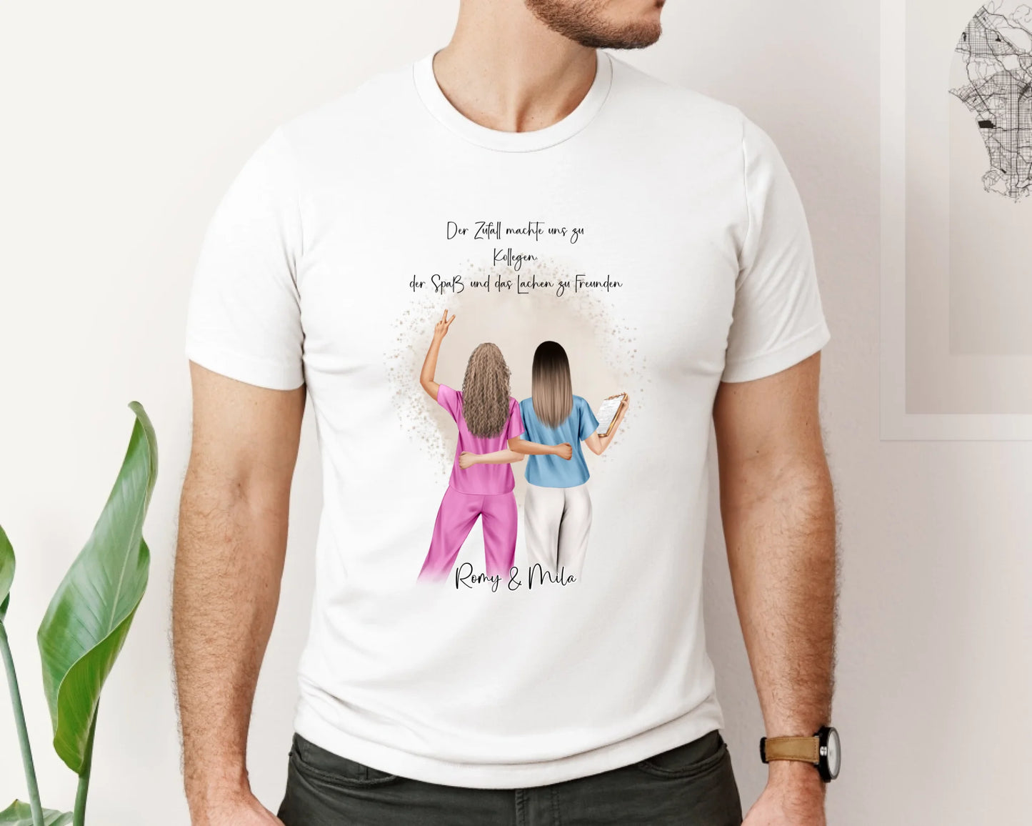 Personalisierte Krankenschwestern T-Shirt