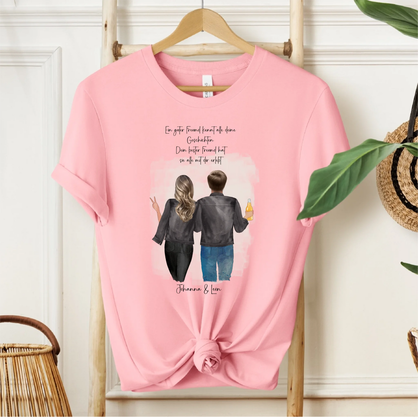 Beste Freundin & Bester Freund T-Shirt