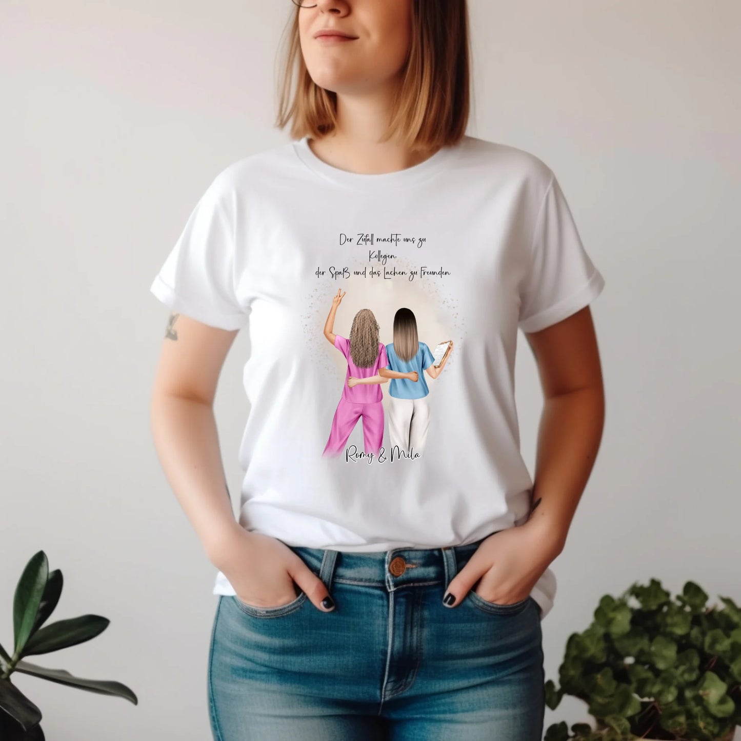 Personalisierte Krankenschwestern T-Shirt