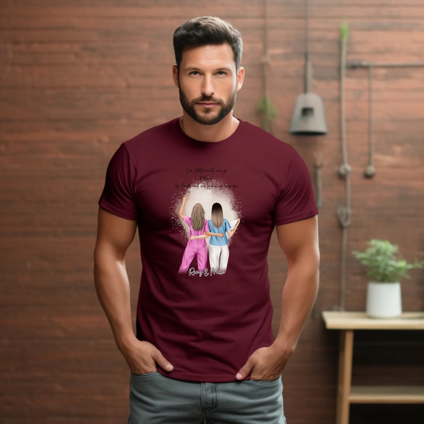 Personalisierte Krankenschwestern T-Shirt