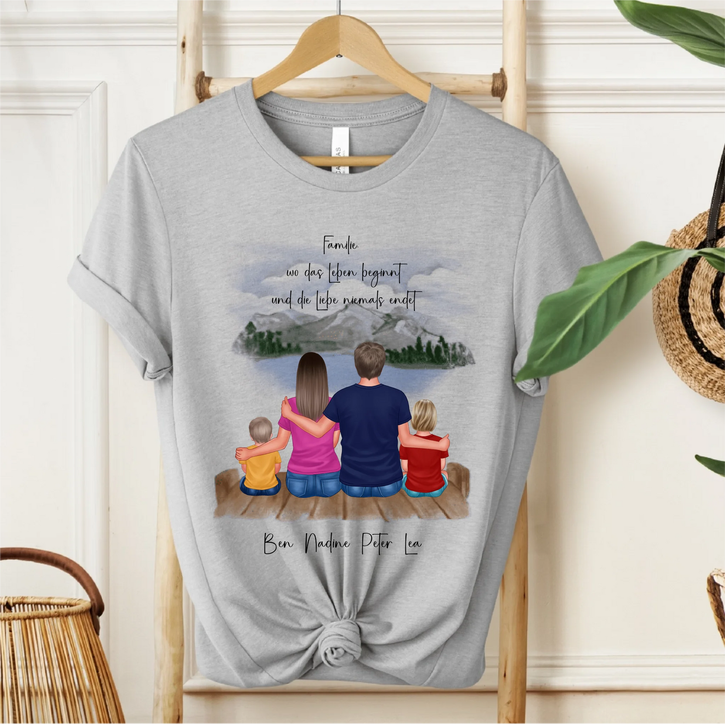 Familien 3-5 Personen T-Shirt